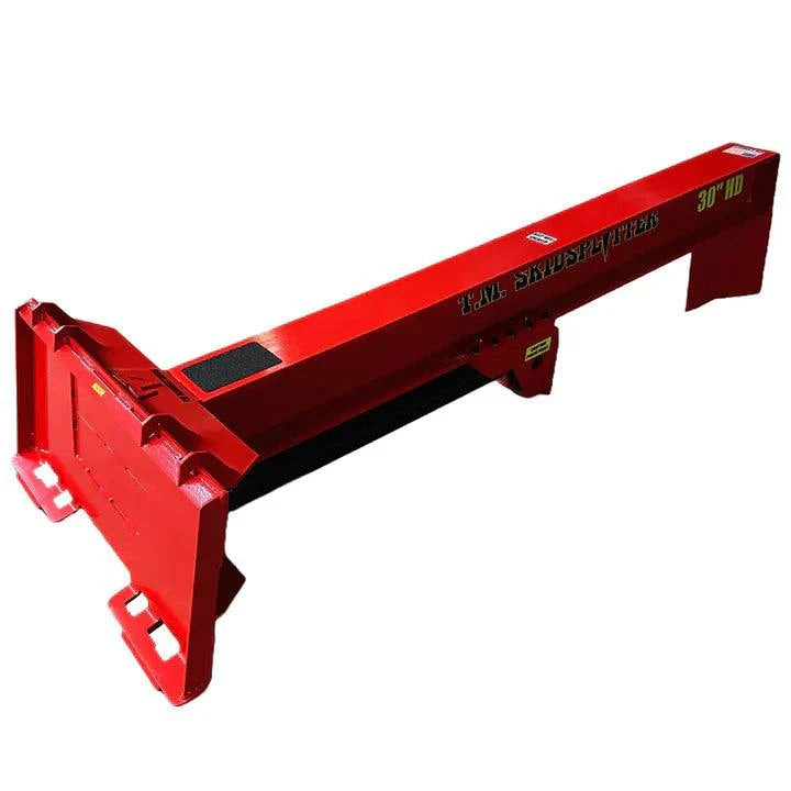 30" TM HD Wood Splitter for Skid Steer, single wedge, made in USA.