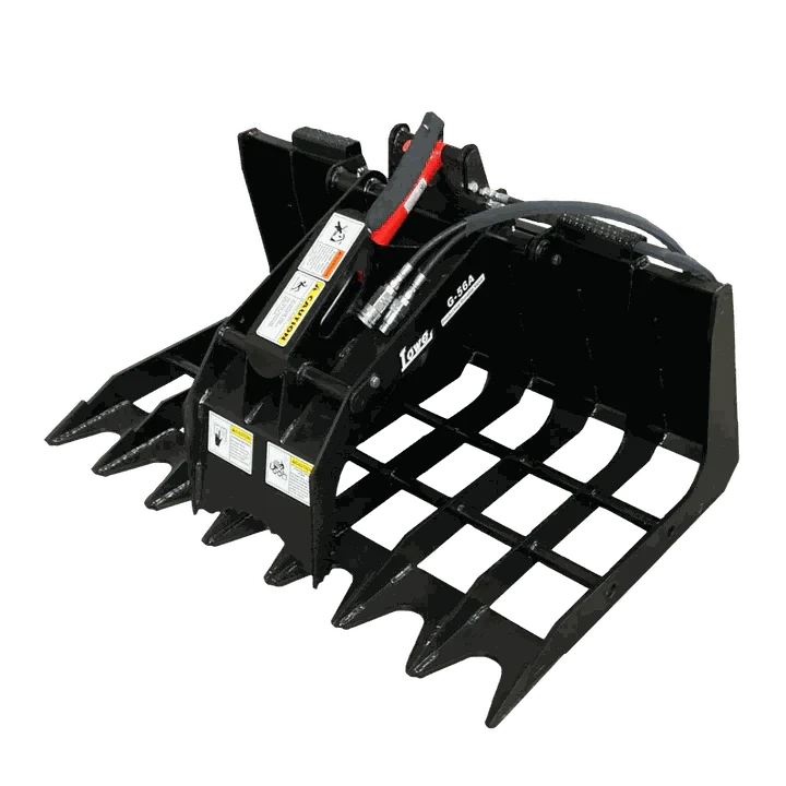Lowe Skid Steer G-56A Grapple with durable construction and quick attach feature.