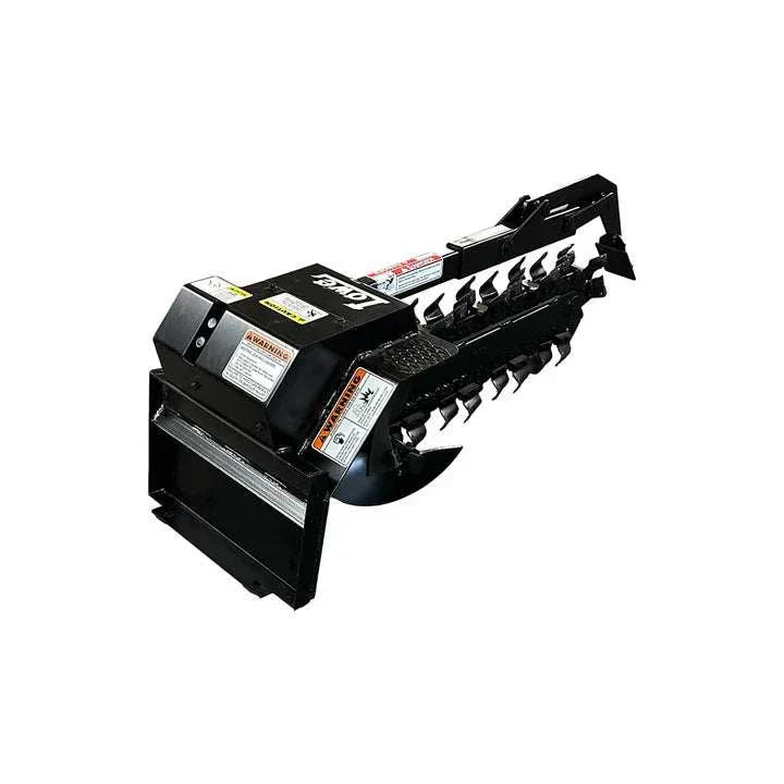 Lowe XR-7 Trencher 36"x6" with Cleaner & Hose Kit, durable USA-made trencher with 1-year warranty, Toro Dingo mount.