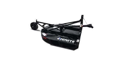 72-inch rotary cutter for tractors with heavy-duty blades and durable steel construction.